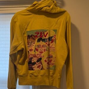 Zadig & Voltaire Yellow Graphic Hoodie